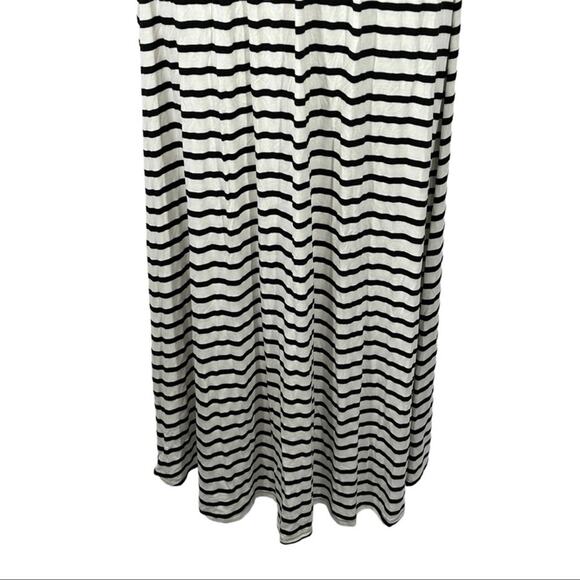 Chelsea & Theodore Black White Striped Maxi Dress Small NWT Summer Sundress - Picture 5 of 12